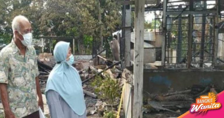 Tinggal Sehelai Sepinggang Selepas Rumah Terbakar, Ujian Berat Dua Hari Sebelum Raya