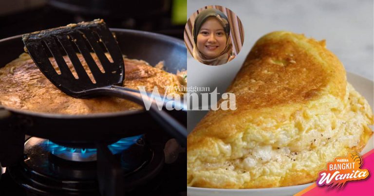 Tip Telur Dadar Gebu, Asingkan Kuning Dan Putih Telur, Barulah Lebih Besar, Lembut