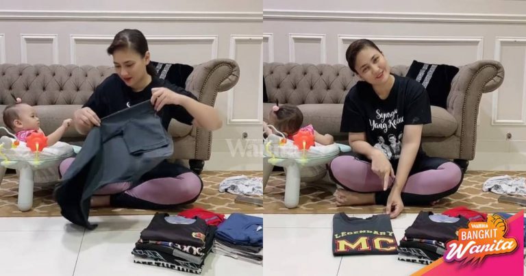 Cara Pantas Fasha Sandha LIPAT BAJU Kemas & Teratur,  5 Saat Siap!
