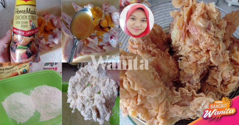 Petua Ayam Goreng Ranggup Guna 2 Bahan Perapan, Campur Gandum Barulah Tak MUAK