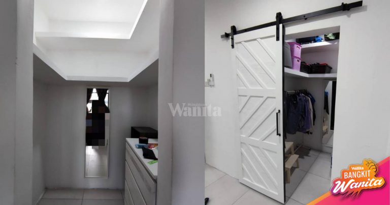 Inspirasi Daripada Pinterest, DIY Sliding Barn Door Untuk Walk-in Wardrobe