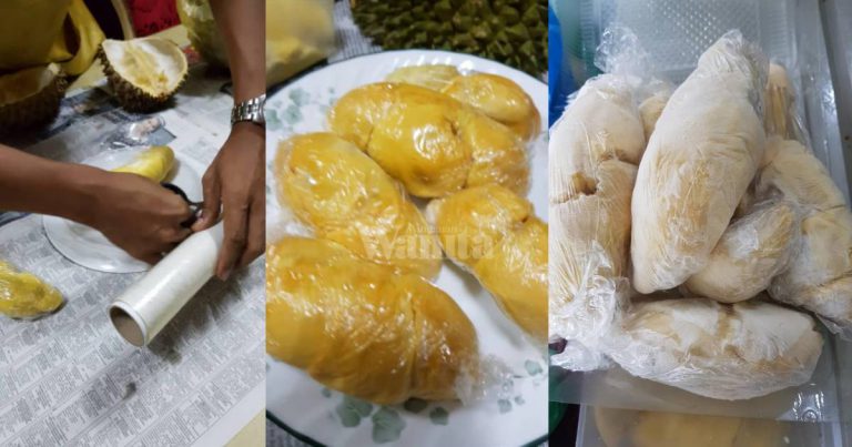 SIMPAN Durian Frozen, Balut Dengan Wraper, Senang ‘Defrost’ Tak Melekat!