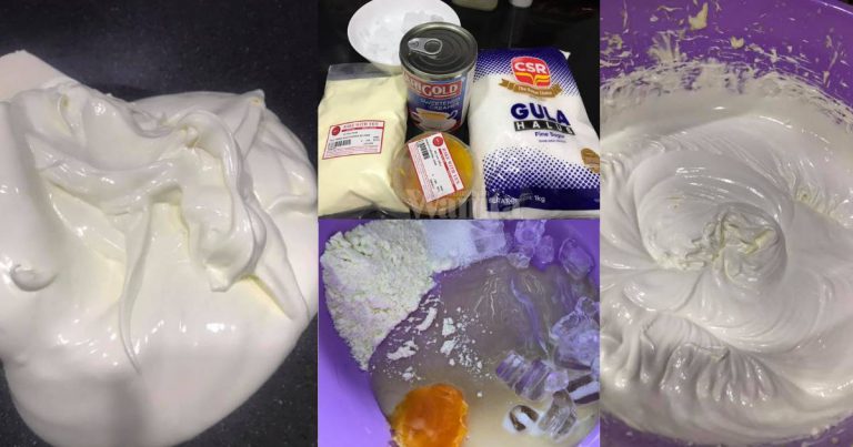 Cara Mudah Buat Whipping Cream Guna 5 Bahan, Lagi Jimat Rasa Pun SEDAP!