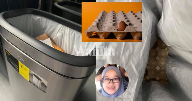 Jangan Buang Bekas Sarang Telur, Letak Dalam Tong Sampah, Elak Berbau, Serap Air