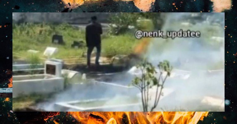 Tidak Berpuas Hati Wasiat Yang Ditinggalkan, Seorang Anak Sanggup Bakar Kubur Arwah Ayah