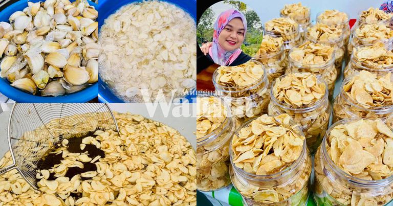 Resipi Bawang Putih Krup Krap, Guna Minyak Banyak Dan Api Kuat, Barulah Ranggup