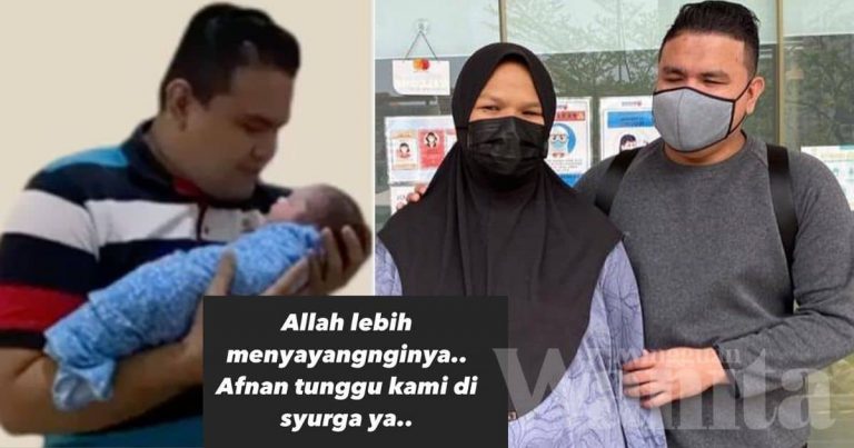 Pilunya Hati Hanya 3 Hari Azmi Sempat Bergelar Bapa “Allah Lebih Menyayanginya. Afnan Tunggu Kami Di Syurga”
