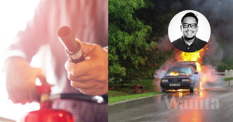Tak Mahal Pun, Beli & Simpan Pemadam Api Dalam Kereta Elak Kebakaran