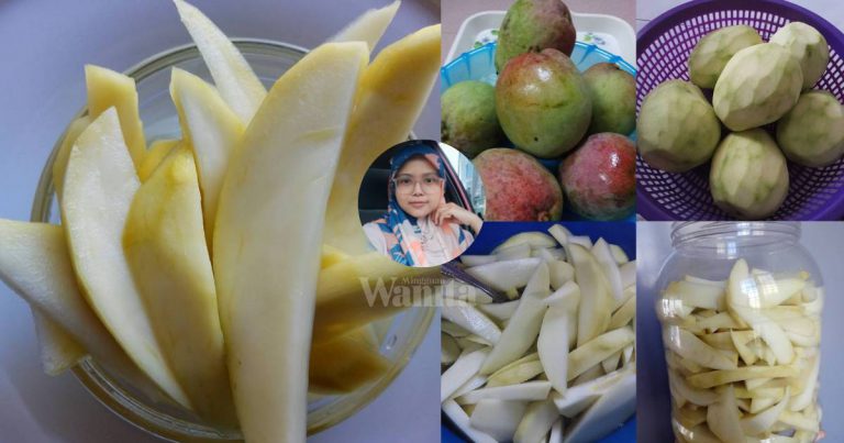 CARA Buat Jeruk Mangga SEDAP, Rangup Tak Lembik, Tanpa Guna Kapur!