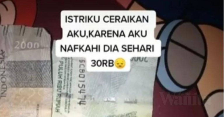 Baru Berkahwin Seminggu, Gara-gara Nafkah RM8.80 Sehari, Suami Ditinggalkan Isteri