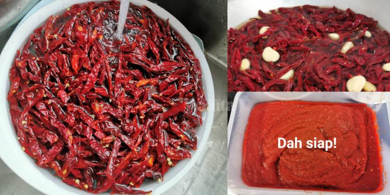 Rebus Dengan Bawang Putih CILI KISAR Tahan Lama, Seminggu Tak Berkulat!