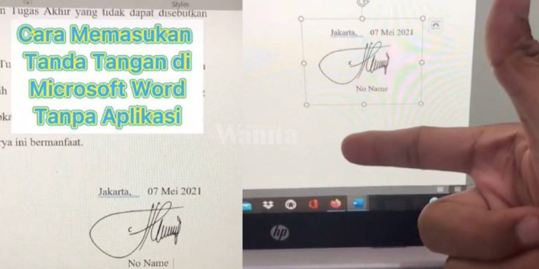 CARA Mudah Masukkan Tandatangan Dalam Dokumen Guna Microsoft Word!