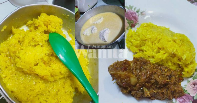 Cara Masak Pulut ‘Orang Malas’, Tak Perlu Rendam & Guna Santan Beku