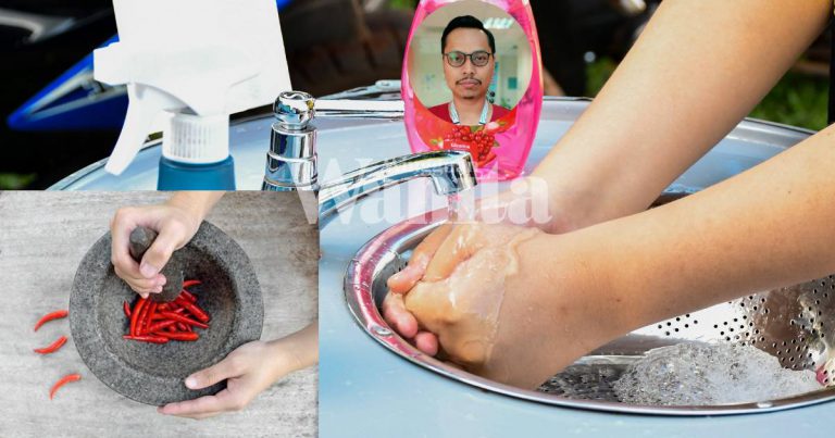 Tangan Pijar ‘Main Cili’ Tak Hilang Cuci Dengan Air, Gunalah Bahan Disarankan Ini