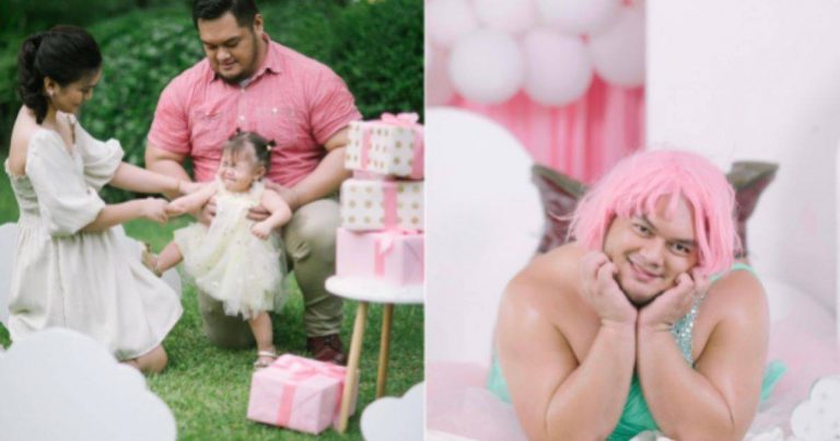 “Bimbang Anak Mengamuk, Hilang Mood Bergambar.” Ayah Ini Sanggup Pakai Rambut Pink, Berskirt Tutu