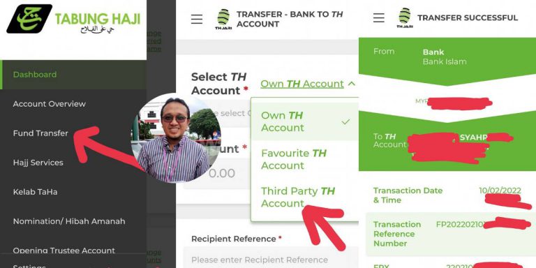 CARA Jimat ‘Online Transfer’ Ke TABUNG HAJI Secara Percuma, Tiada Caj RM1