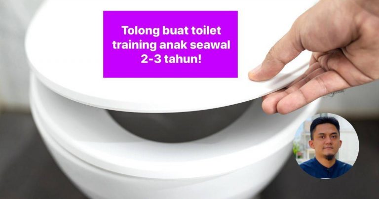 Mak Ayah Tolong Buat Toilet Training Seawal 2-3 Tahun, Sebelum Anak Ke Sekolah