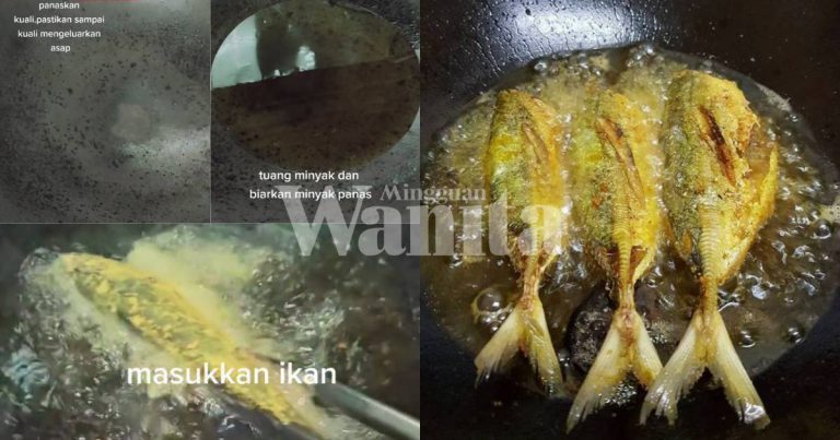 Tip Goreng Ikan Tak Melekat, Pastikan Kuali Betul-Betul Panas & Keluar Asap