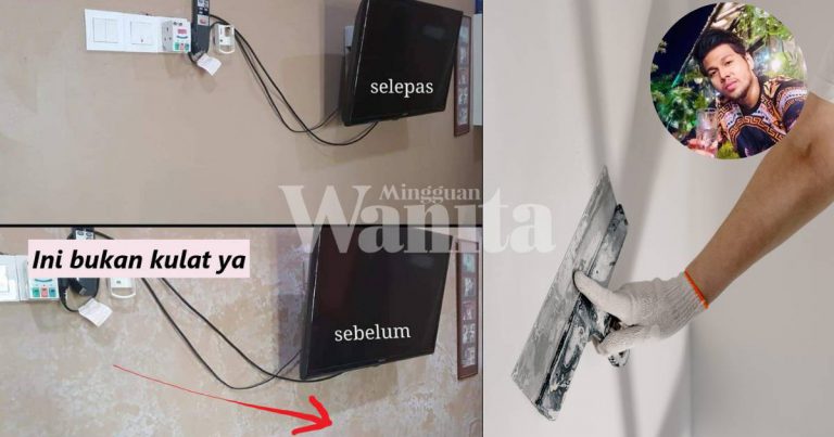 Cara Betul Bersihkan Tompok Putih (Kapur) Pada Dinding Rumah, Guna 2 Bahan Saja