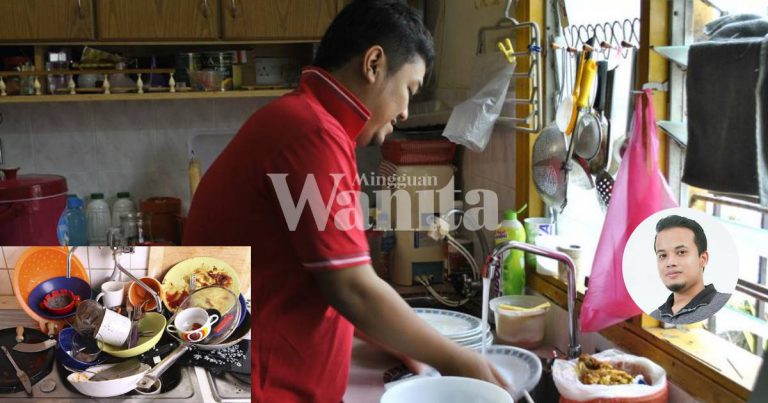 Cuci Pinggan Bukan Tugas Hakiki Isteri Tapi Tanda Ihsan, Suami Kenalah Tolong!