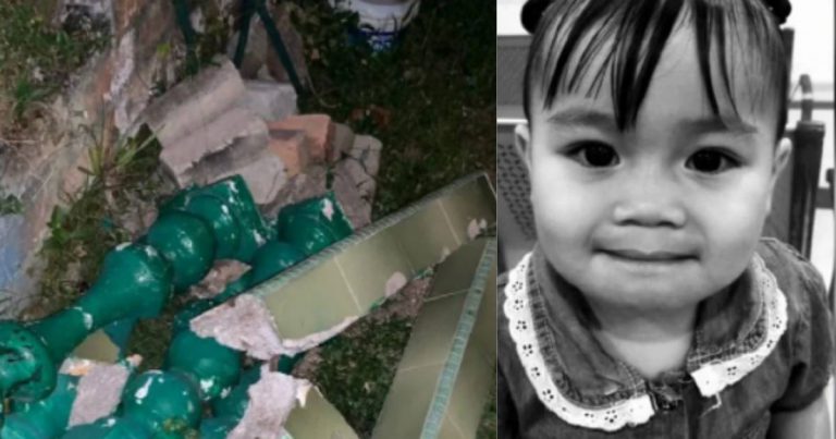 ‘Memang Retak, Cadang Nak Baiki.’ Tak Sangka Tiang Batu Akhirnya Ragut Nyawa Anak