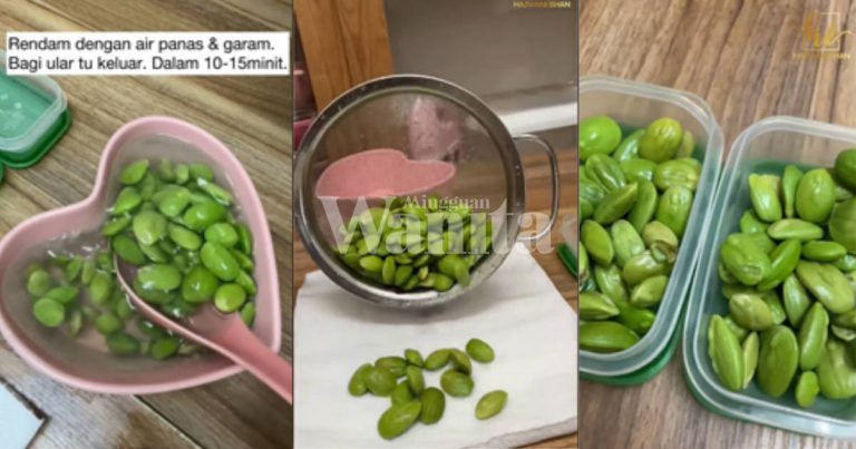 Cara Simpan Petai Tahan Lama, Kekal Segar, Rendam Dulu Dengan Air Panas, Garam