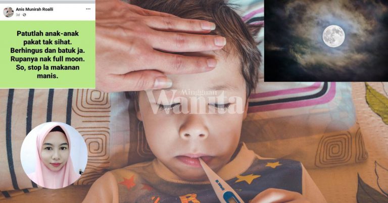 Bila FULL MOON, Badan Mudah Jatuh Sakit, Kuatkan Imunisasi Anak, Elak Jangkitan Parasit