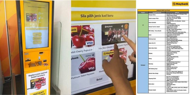 Cara TUKAR Kad Debit Baru Maybank Di Kiosk, Cepat Boleh Terus Dapat!