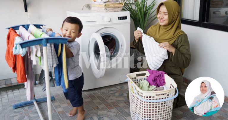 Mak ‘Malas’ Ajar Anak Biar Buat Sendiri, Mak Bukan Kuli, Anak Bukan Raja!