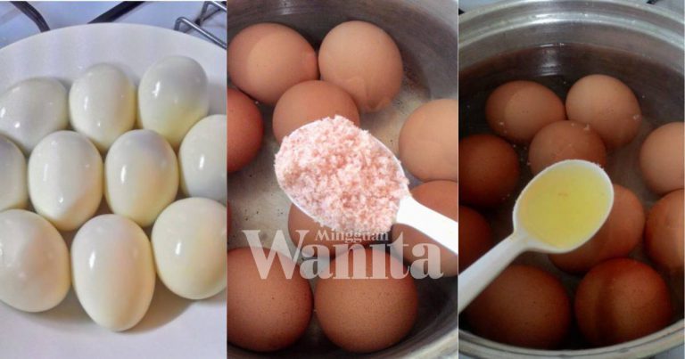 Petua Kupas Telur Dengan Mudah, Tak Bergerutu, Masa Rebus Masukkan Garam & Minyak