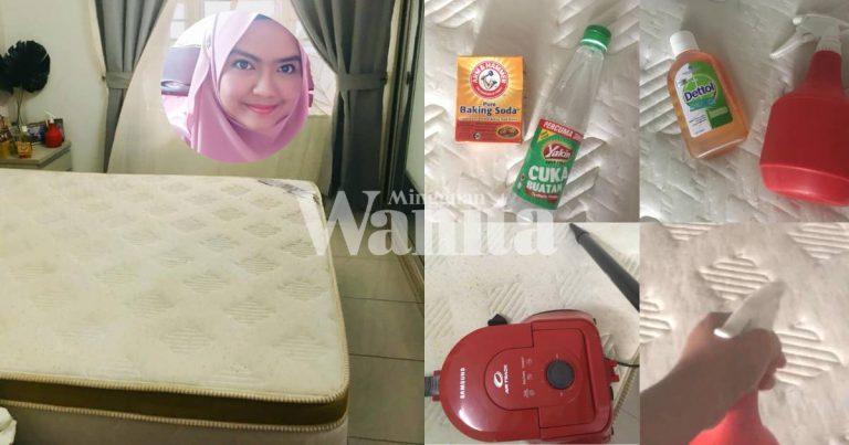 Cara Bersihkan Tilam, Guna 3 Bahan, Sembur & Vacum, Tak Perlu Jemur Pun!