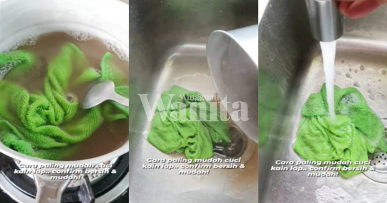 Cara Mudah Cuci Kain ‘Buruk’ Berbau & Berlendir, Barulah Bersih, Wangi
