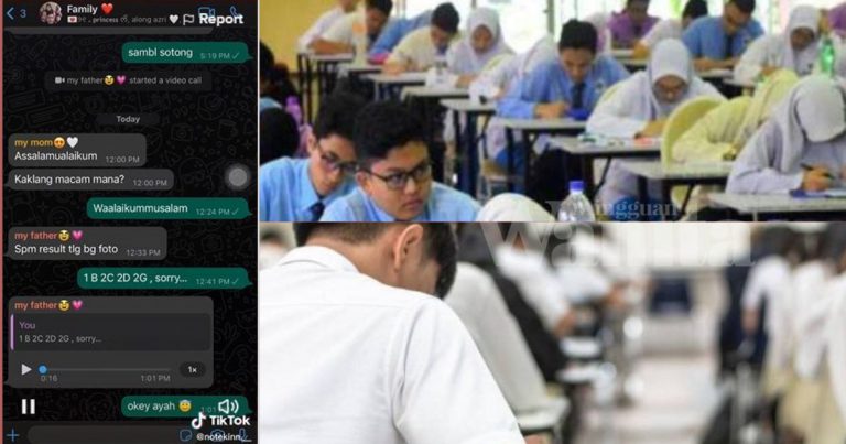 Walau Dapat SPM 2G Sebaknya Ayah Faham, Doakan Anak Gadis Jadi Solehah & Hargai Usaha