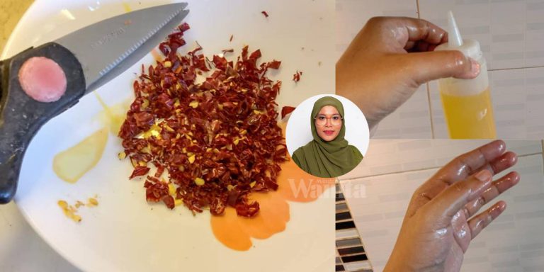 PETUA Berkesan Lumur Tangan Dengan MINYAK, Terus Hilang Pijar Cili!