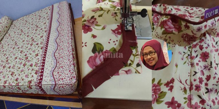 CARA Jahit Sendiri CADAR Fitted + Piping, Elok Cantik Nampak Kemas!