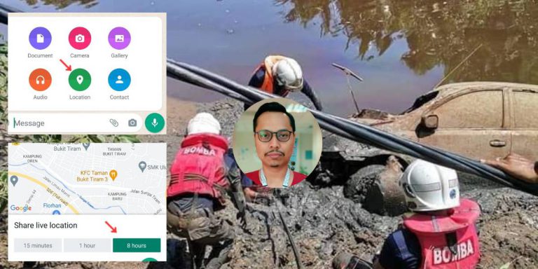 Perjalanan Jauh, Pandu Seorang Diri Setkan ‘LIVE LOCATION’ Di WhatsApp!