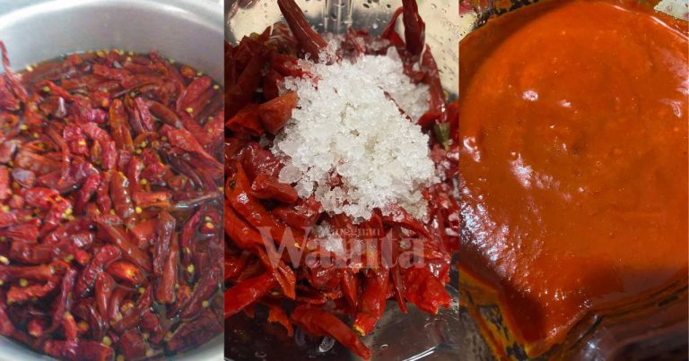 Cara Buat Stok Cili Kisar Tahan 3 Bulan, Jangan Derhaka Resipi, Letak Garam!