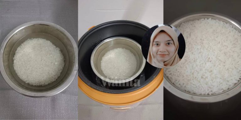 Masak NASI Sikit Guna Teknik ‘Double Boil’ Tak Berkerak, Elok Tak Membazir!