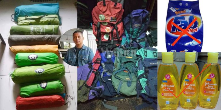 Khemah & ‘Haversack’ Tahan Lama Tak Mudah Rosak, Jangan Basuh Guna Sabun Serbuk!