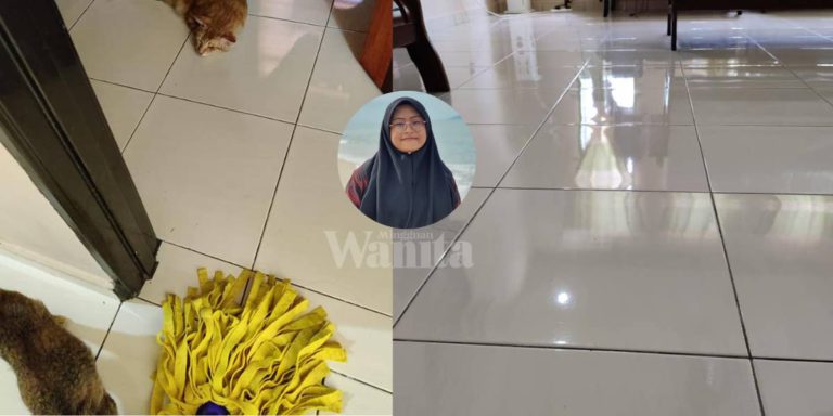 Mop Guna AIR PANAS, Kotoran Cepat Hilang, Lantai Licin Berkilat Tak Berbau!