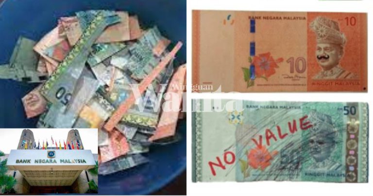 JANGAN BUANG Duit Kertas Rosak, Ada Cara & Panduannya Untuk Tukar Kat BNM