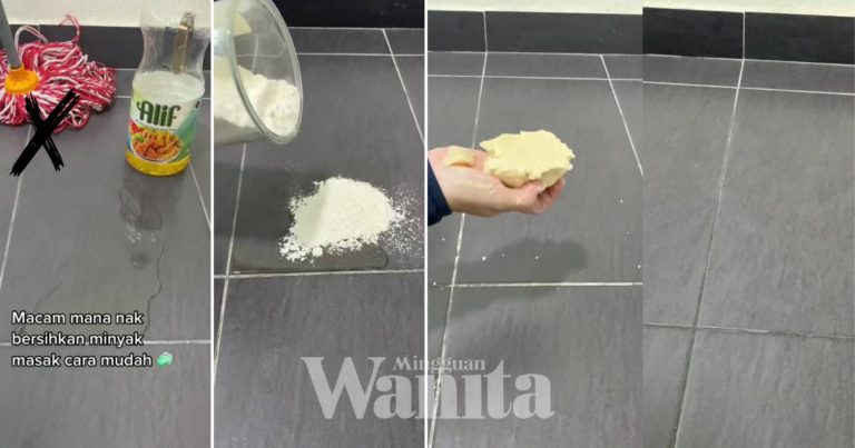 Tip Bersihkan Minyak Tumpah, JANGAN Pakai Mop, Gunakan Satu Bahan Ini, Mudah, Senang