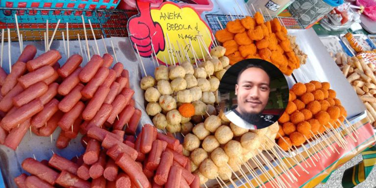 Peniaga Pasar Malam Kongsi Tip Goreng SOSEJ Cantik, Elok Gebu Tak Berkedut!