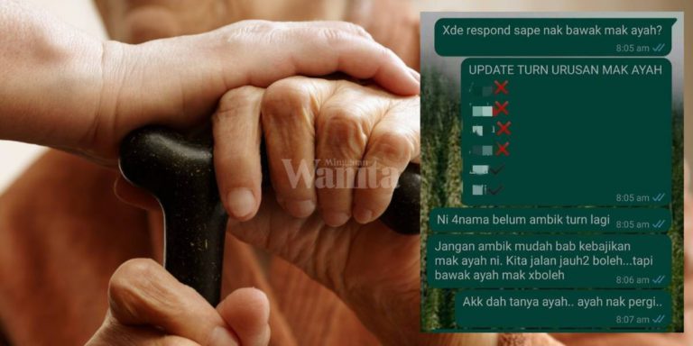 Bukan Berkira, Sistem Giliran Elak Adik Beradik ‘Lari’ Tanggungjawab Uruskan Mak Ayah
