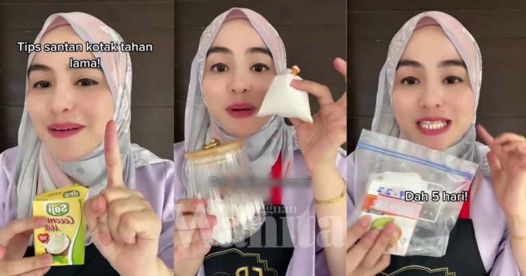 Cara Cepat & Mudah Mak-Mak Simpan SANTAN KOTAK Supaya Tahan Lama, Tak Berketul