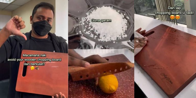 PAPAN PEMOTONG Lebih Bersih Elak Berkulat, Guna Garam & Lemon!