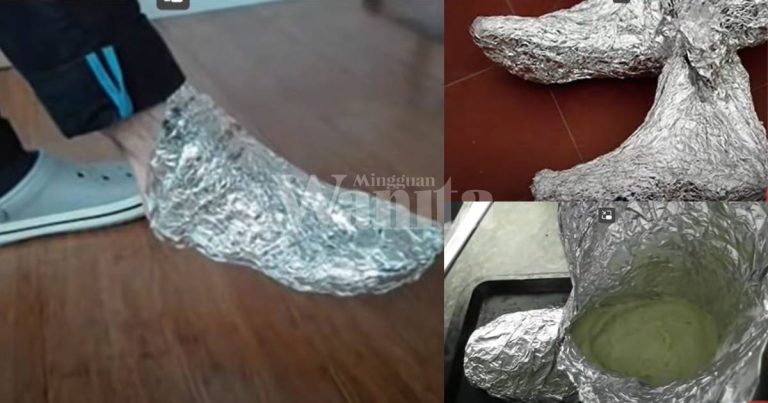 Petua Balut Kaki Dengan ‘Aluminium Foil’ Selama Sejam Bantu Legakan Sakit Sendi, Selesema, Keletihan