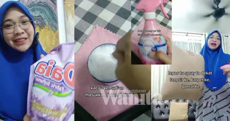Tip Wangikan Ruang Tamu & Bilik Guna 4 Bahan, Nyah Bau, Wangi Macam Febreeze