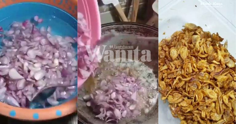 Cara Buat BAWANG GORENG Ranggup Tanpa Guna Tepung, Rendam Dengan Cuka Selama 10 Minit