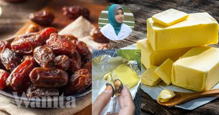 Tak Nak Makan Nasi Tapi Kekal Bertenaga, Patutlah Viral Makan Kurma Berintikan Butter